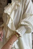 Nantucket Ruffle Blouse Lemon